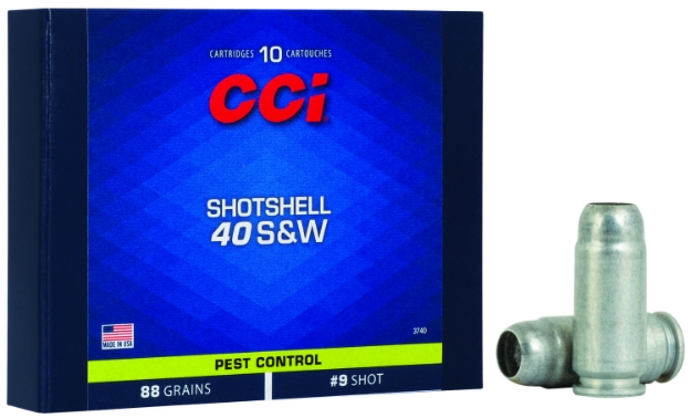 Picture of Cci Pest Control Shotshell 40 S&W 88 Gr 1250 Fps Shotshell #9 Shot 10 Bx/20 Cs 