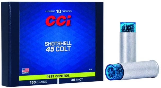 Picture of Cci Pest Control Shotshell 45 Colt (Lc) 150 Gr 1000 Fps Shotshell #9 Shot 10 Bx/20 Cs 