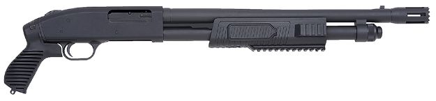 Picture of Mossberg 500 Flex Tactical 12 Gauge 5+1 3" 18.50" Stand-Off Barrel, Blued Metal Finish, Dual Extractors, Synthetic Flex Locking System Stock/Forend & Pistol Grip 