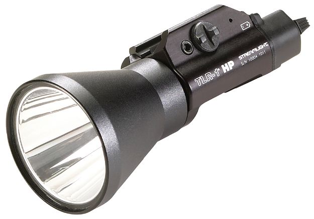 Picture of Streamlight Tlr-1 Hpl For Handgun 1000 Lumens Output White Led Light 490 Meters Beam Glock Style Rail/Picatinny Mount Black Anodized Aluminum Features Remote Switch 