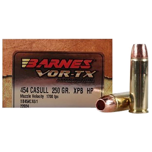 Picture of Barnes Bullets Vor-Tx Defense 454 Casull 250 Gr Barnes Vor-Tx Xpb 25 Per Box/ 10 Cs 