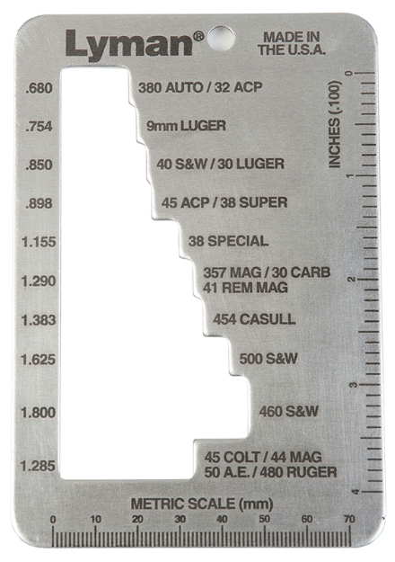 Picture of Lyman E-Zee Case-Length Gauge Pistol, Revolver 