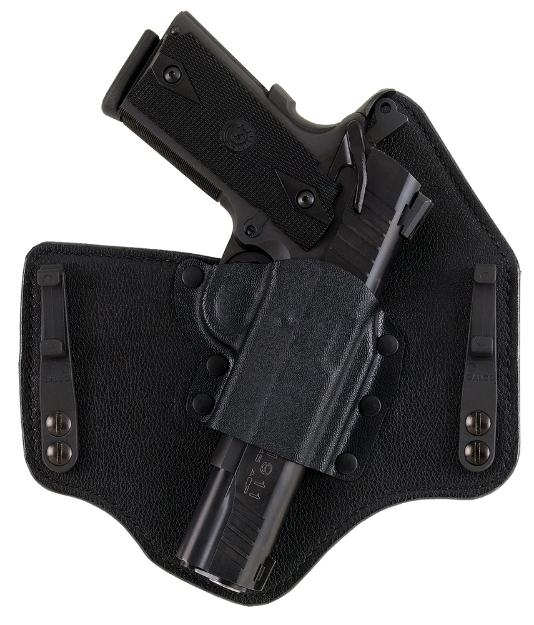 Picture of Galco Kingtuk Deluxe Iwb Black Kydex/Leather Uniclip Fits Glock 21 Fits Glock 30 Fits Glock 29 Fits Glock 20 Right Hand 