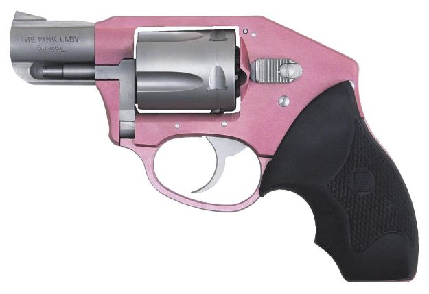 Picture of Charter Arms Undercover Lite Chic Lady 38 Special 5Rd Shot 2" Stainless Pink Aluminum Frame Black Finger Grooved Rubber Grip 