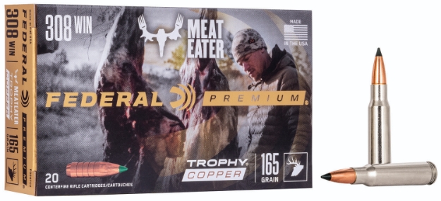 Picture of Federal Premium 308 Win 165 Gr Trophy Copper (Tc) 20 Per Box/ 10 Cs 