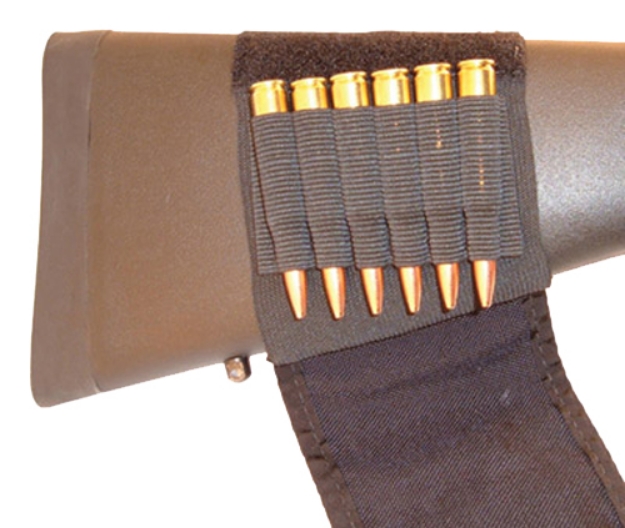 Picture of Grovtec Us Inc Buttstock Cartridge Holder Cordura Capacity 6Rd Rifle Slip On Mount 