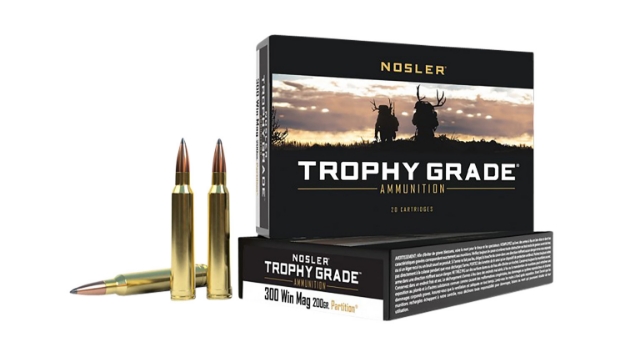 Picture of Nosler Trophy Grade Hunting 300 Win Mag 200 Gr Nosler Spitzer Partition (Spt) 20 Per Box/ 10 Cs 