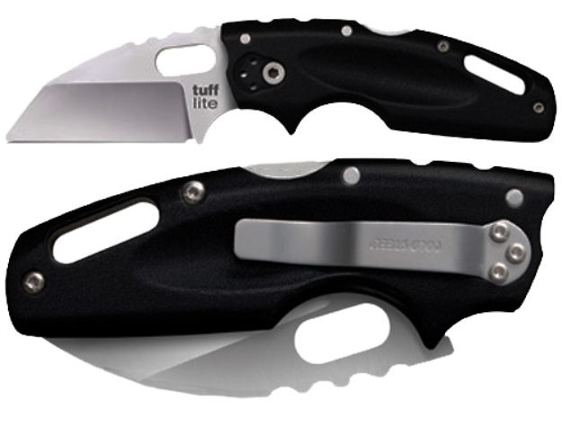 Picture of Cold Steel Tuff Lite 2.50" Folding Plain Sheepsfoot Japanese Aus-8A Ss Blade/Black Griv-Ex Handle 