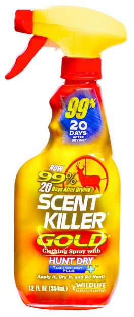 Picture of Wildlife Research Scent Killer Gold Odor Eliminator Odorless Scent 12 Oz Trigger Spray 