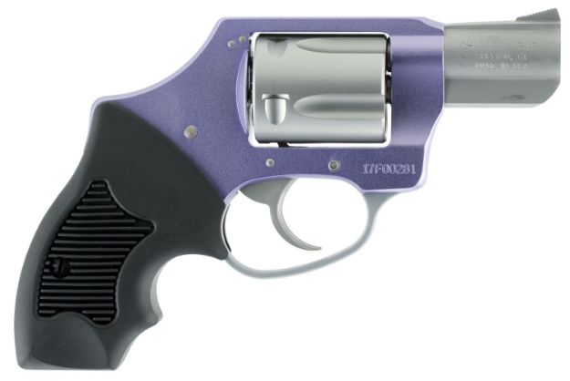 Picture of Charter Arms Undercover Lite Lavender Lady 38 Special 5Rd 2" Stainless Barrel/Cylinder, Aluminum Frame W/Anodized Lavender Finish, Dao Hammer, Finger Grooved Black Rubber Grip 