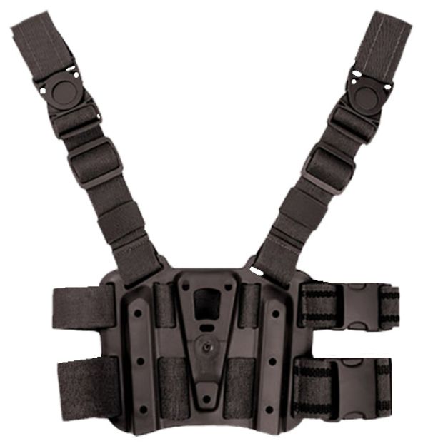 Picture of Blackhawk Tactical Holster Platform Black Carbon Fiber Leg Mount Fits Blackhawk Concealment/Duty Holsters 