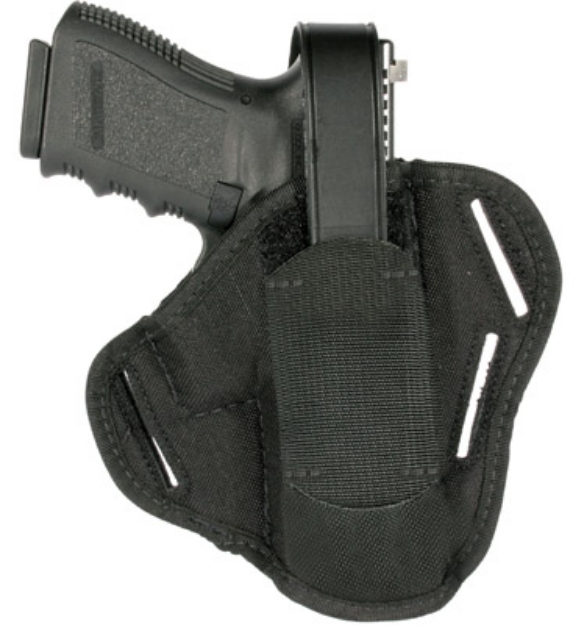 Picture of Blackhawk Pancake Owb Size 05 Black Cordura Nylon Belt Slide Fits Large Semi-Auto Fits 3.75-4.50" Barrel Ambidextrous 