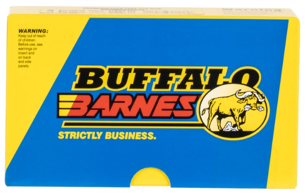 Picture of Buffalo Bore Ammunition Buffalo-Barnes Strickly Business 375 H&H Mag 300 Gr Barnes Tsx Lead Free 20 Per Box/ 12 Cs 