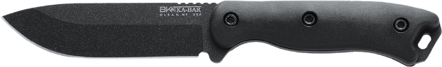 Picture of Ka-Bar Becker 4.38" Fixed Drop Point Plain Black 1095 Cro-Van Blade Black Ultramid Handle 