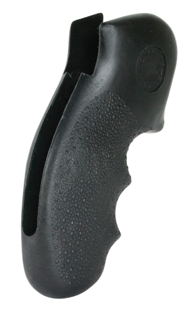 Picture of Hogue Monogrip Finger Grooves Black Nylon Cobblestone Finish Fits S&W K Frame With Round Butt 