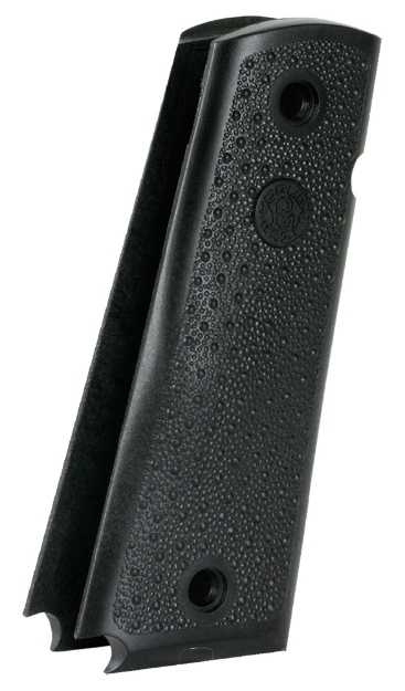 Picture of Hogue Overmolded Grip Panels Cobblestone Black Nylon With Palm Swells For 1911 Government 