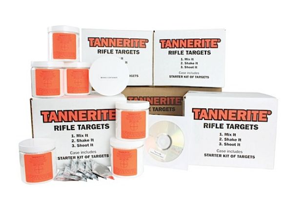 Picture of Tannerite Starter Kit Impact Enhancement Explosion White Vapor Centerfire Rifle Firearm 0.50 Lb 24 Targets 