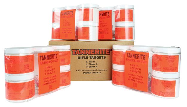 Picture of Tannerite 1 Pound Target Impact Enhancement Explosion White Vapor Centerfire Rifle Firearm 1 Lb 4 Targets 