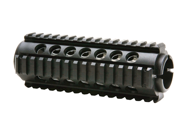 Picture of Promag Quad Rail Handguard 2-Piece Polymer W/Aluminum Heat Shield Insert Black Ar-15 Carbine 