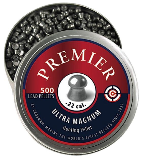 Picture of Crosman Premier Ultra Magnum 22 Lead Domed Pellet 500 Per Tin 