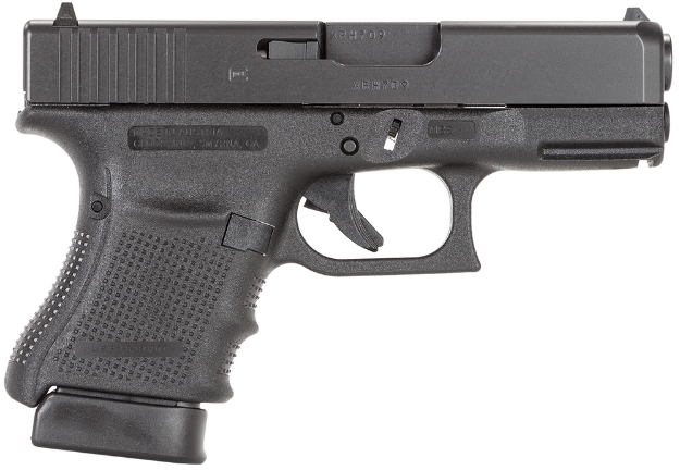 Picture of Glock G30 Gen4 Subcompact 45 Acp 3.78" Barrel 10+1, Black Frame & Slide, Finger Grooved Rough Texture Grip, Modular Backstrap, Reversible Mag. Catch, Safe Action Trigger 