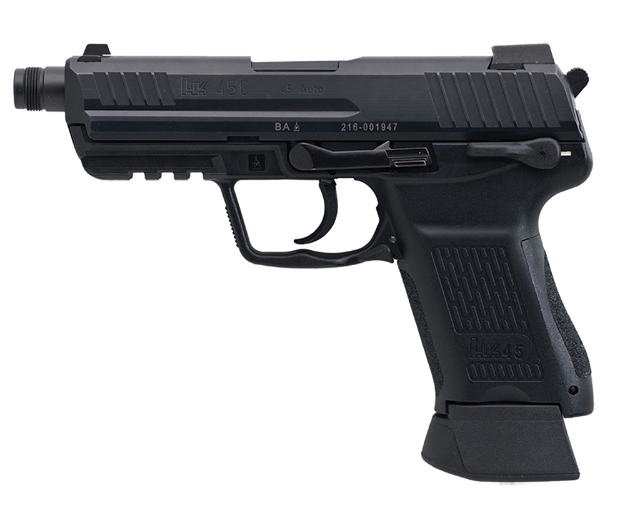 Picture of Hk Hk45 Compact Tactical V7 Lem 45 Acp 4.57" 10+1 (2) Black Black Steel Slide Black Interchangeable Backstrap Grip No Manual 