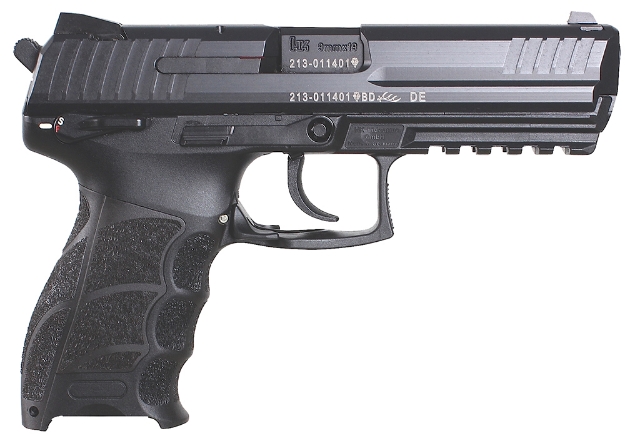 Picture of Hk P30ls 9Mm Luger 17+1 4.45" Polygonal Rifled Barre,L Black Serrated/Long Slide, Black Polymer Frame W/Picatinny Rail/Serrated Trigger Guard, Black Finger Grooved Polymer Grips Right Hand 