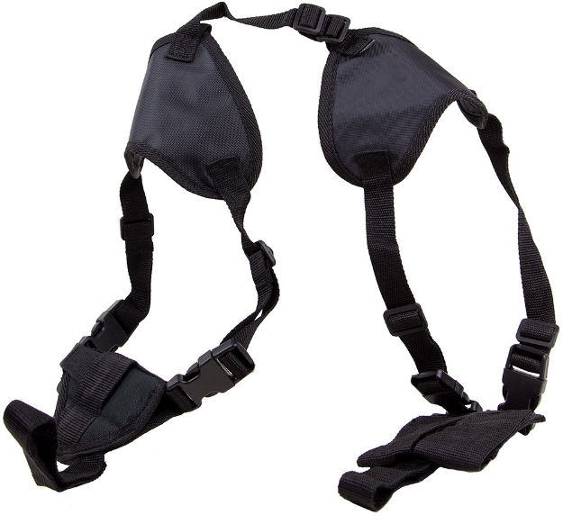 Picture of Bulldog Deluxe Shoulder Harness Black Nylon Harness Fits Ruger Lcp/Glock 42/2-3" Barrel Ambidextrous 