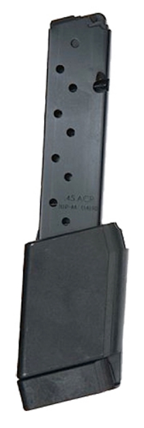 Picture of Promag Standard Blued Steel Extended 14Rd For 45 Acp Hi-Point 4595Ts Carbine Includes Grip Sleeve 