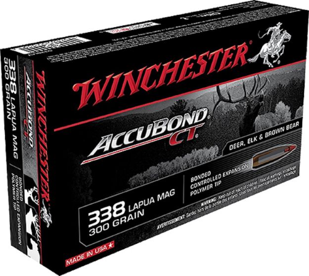 Picture of Winchester Ammo Expedition Big Game 338 Lapua Mag 300 Gr Winchester Accubond Ct 20 Per Box/ 10 Cs 