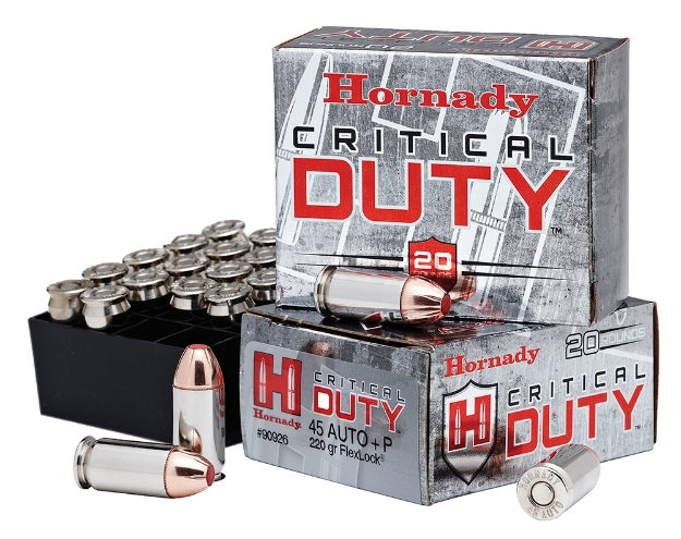 Picture of Hornady Critical Duty Personal Defense 45 Acp +P 220 Gr Hornady Flexlock (Fl) 20 Per Box/ 10 Cs 