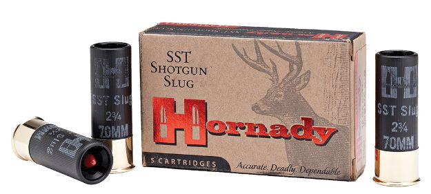 Picture of Hornady Custom Lite Hunting 12 Gauge 2.75" Ftx Slug Shot 5 Per Box/ 20 Cs 