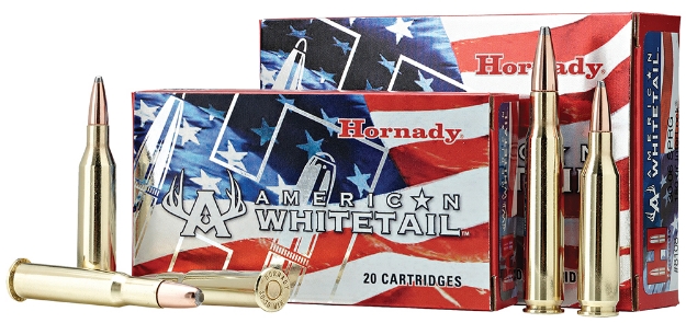 Picture of Hornady American Whitetail Interlock 243 Win 100 Gr Interlock Boat-Tail Soft Point 20 Per Box/ 10 Cs 