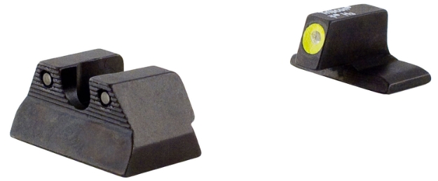 Picture of Trijicon Hd Night Sights- H&K P2000 Black | Green Tritium Yellow Outline Front Sight Green Tritium Black Outline Rear Sight 