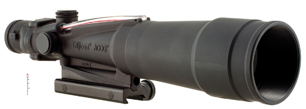 Picture of Trijicon Acog Black Hardcoat Anodized 5.5X50mm Illuminated Red Chevron .308/7.62 Bdc Reticle 