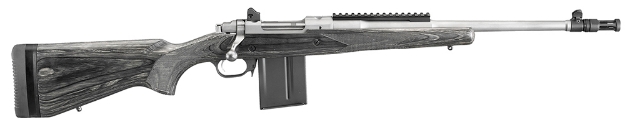 Picture of Ruger Scout 308 Win 10+1 18" Barrel With Flash Suppressor, Matte Stainless Steel, Black Laminate Stock, Optics Ready 