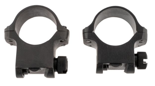 Picture of Ruger 4B/5B Scope Ring Set For Rifle Ruger M77 Medium 1" Tube Hawkeye Matte Blue Aluminum 