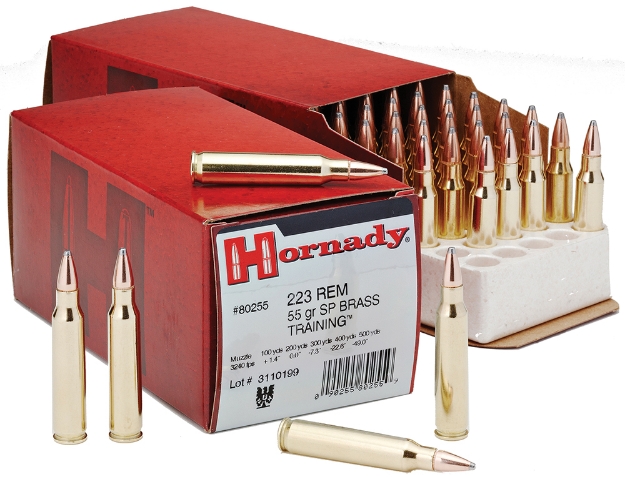 Picture of Hornady Custom Target 223 Rem 55 Gr Spire Point (Sp) 50 Per Box/ 10 Cs 