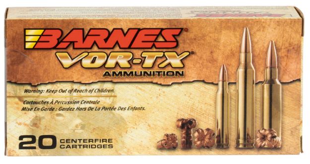 Picture of Barnes Bullets Vor-Tx Centerfire Rifle 22-250 Rem 50 Gr Barnes Tsx Flat Base (Tsxfb) 20 Per Box/ 10 Cs 