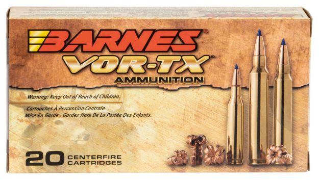 Picture of Barnes Bullets Vor-Tx Centerfire Rifle 260 Rem 120 Gr Tipped Tsx Boat-Tail 20 Per Box/ 10 Cs 