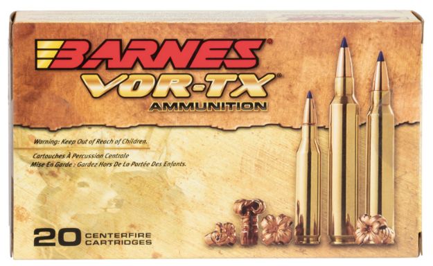 Picture of Barnes Bullets Vor-Tx Centerfire Rifle 300 Wthby Mag 180 Gr Tipped Tsx Boat-Tail 20 Per Box/ 10 Cs 