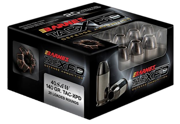 Picture of Barnes Bullets Tac-Xpd Defense 40 S&W 140 Gr Tac-Xp 20 Per Box/ 10 Cs 