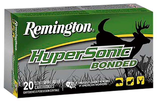 Picture of Remington Ammunition Hypersonic Bonded Hunting 243 Win 100 Gr Psp Core-Lokt Ultra Bonded (Pspclub) 20 Per Box/ 10 Cs 