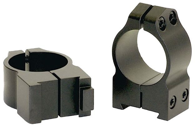 Picture of Warne Maxima Scope Ring Set Fixed For Rifle Cz 550/557 Dovetail Medium 1" Tube Matte Black Steel 