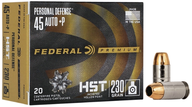 Picture of Federal Premium Personal Defense 45 Acp +P 230 Gr Hst Jacketed Hollow Point 20 Per Box/ 10 Cs 