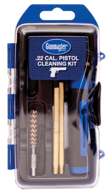 Picture of Dac Gunmaster Cleaning Kit 22 Cal Pistol/14 Pieces Black/Blue 