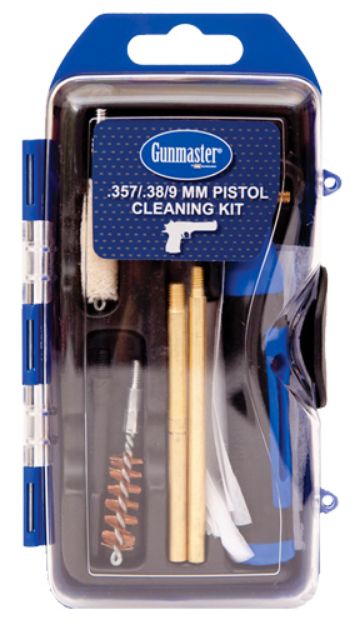 Picture of Dac Gunmaster Cleaning Kit 9Mm & 38 Cal Pistol/14 Pieces Black/Blue 