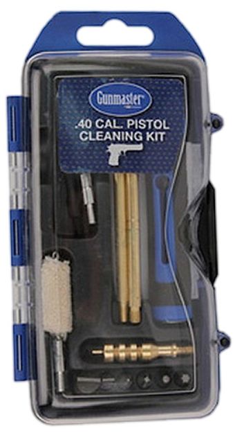 Picture of Dac Gunmaster Cleaning Kit 40 Cal & 10Mm Pistol/14 Pieces Black/Blue 