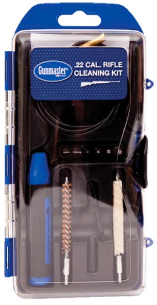 Picture of Dac Gunmaster Cleaning Kit 22 Cal Rifle/14 Pieces Black/Blue 