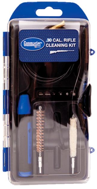 Picture of Dac Gunmaster Cleaning Kit 30 Cal Rifle/14 Pieces Black/Blue 